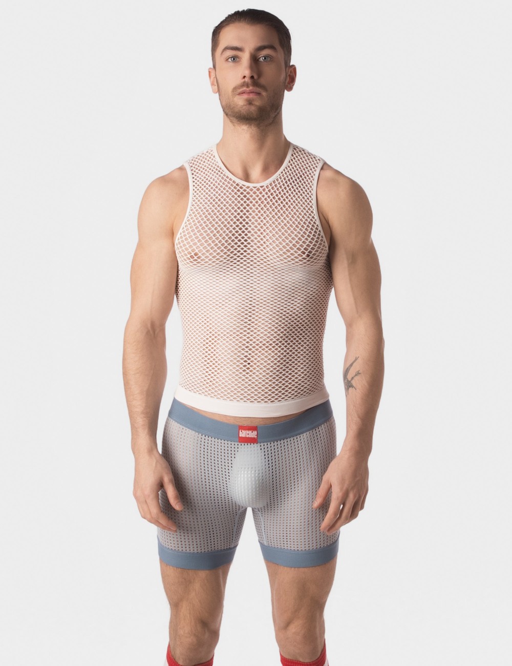 Mesh Short Rupo - Bluebeige