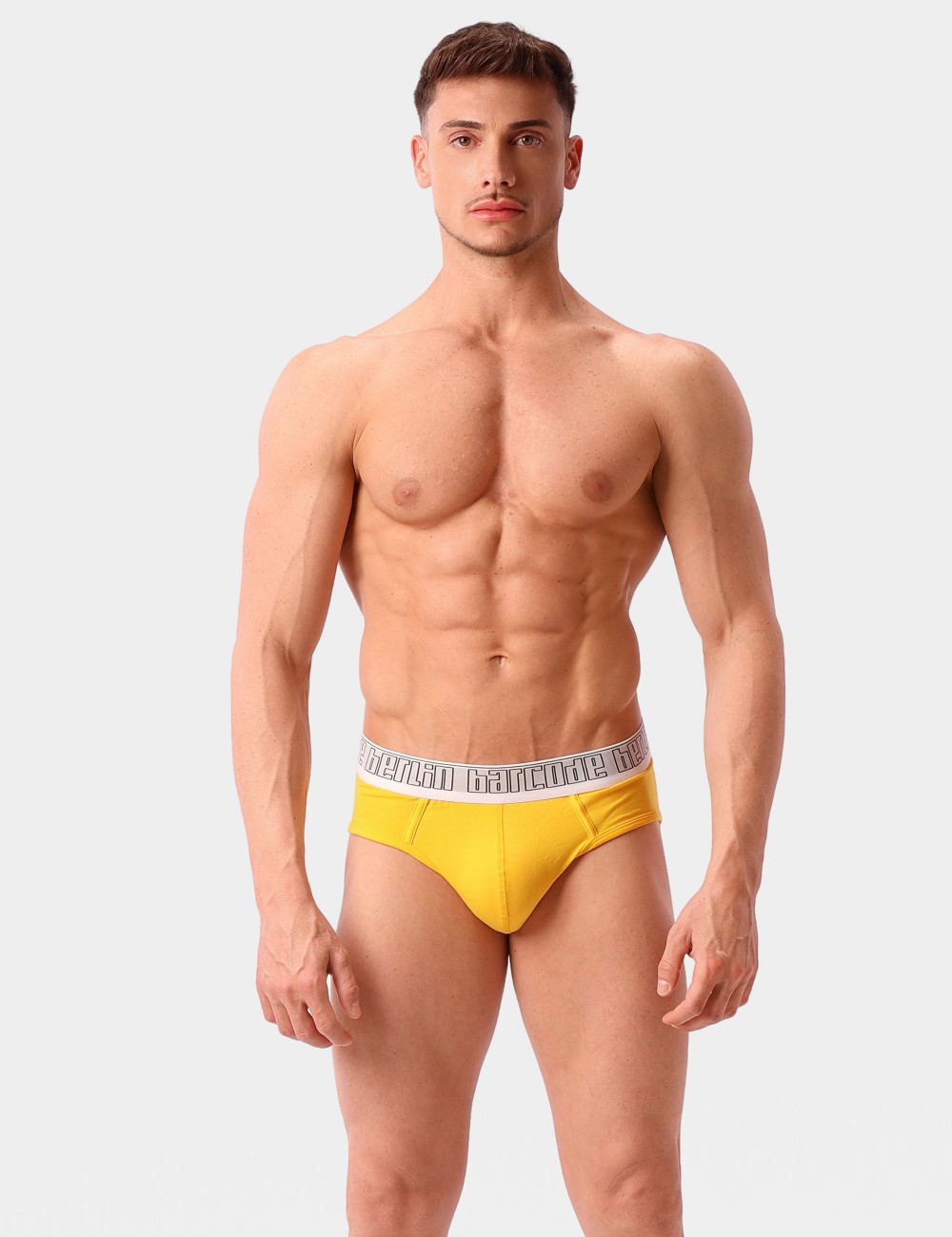 Hip Brief Nad - Yellow-White