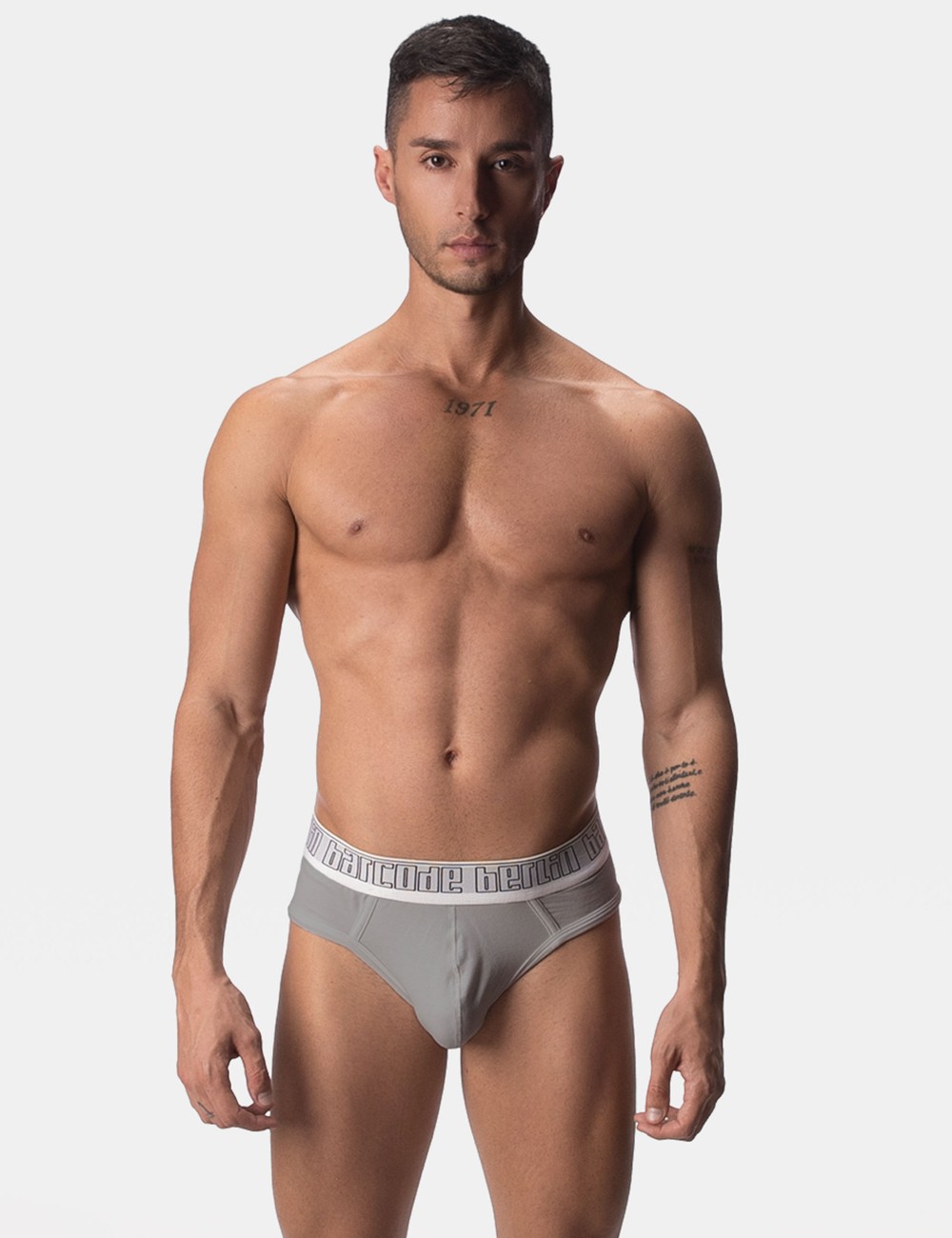 Hip Brief Nad - Grey-White