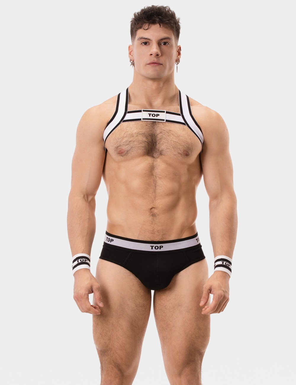 Brief Top - Black-White