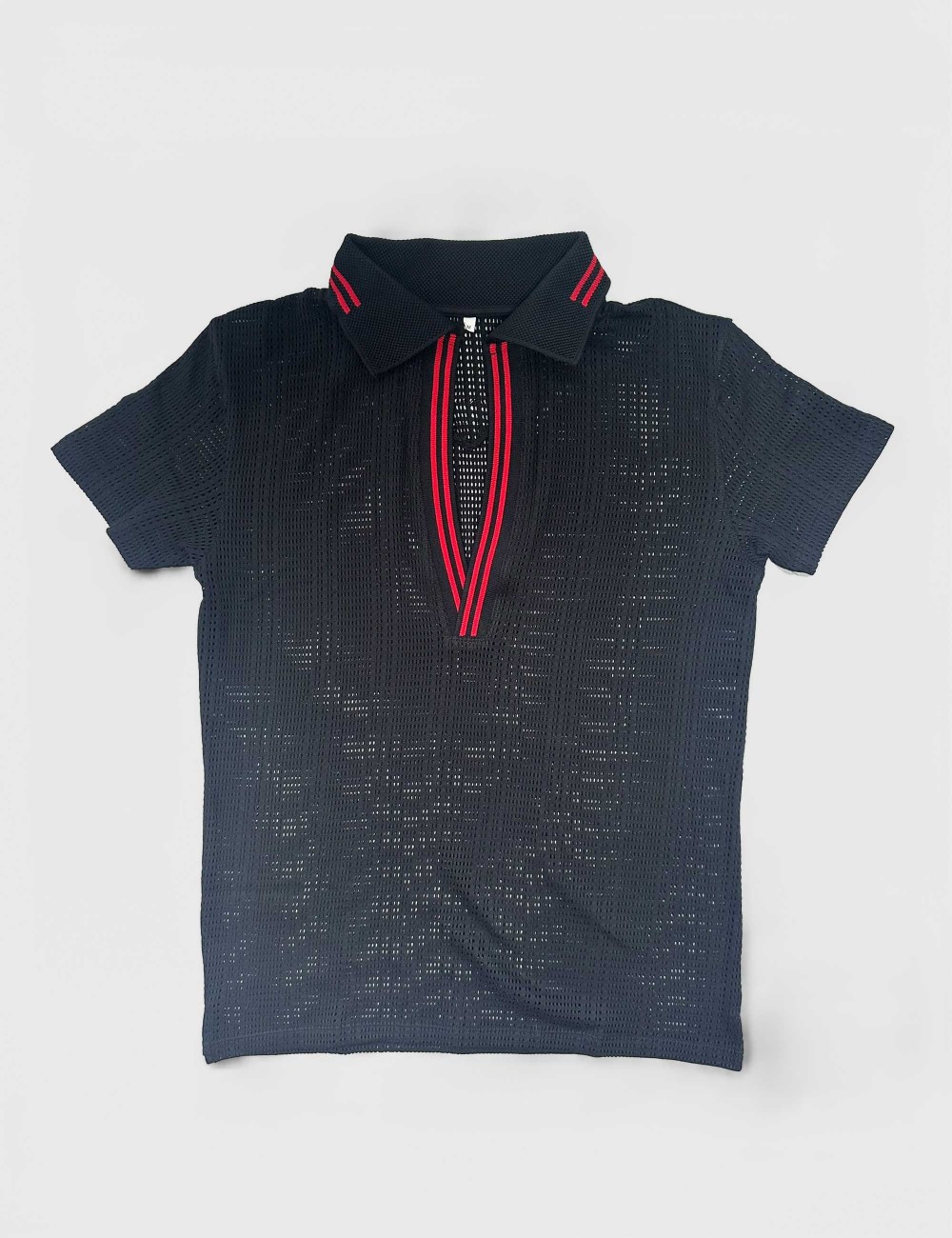 Polo Jeremie - Black-Red