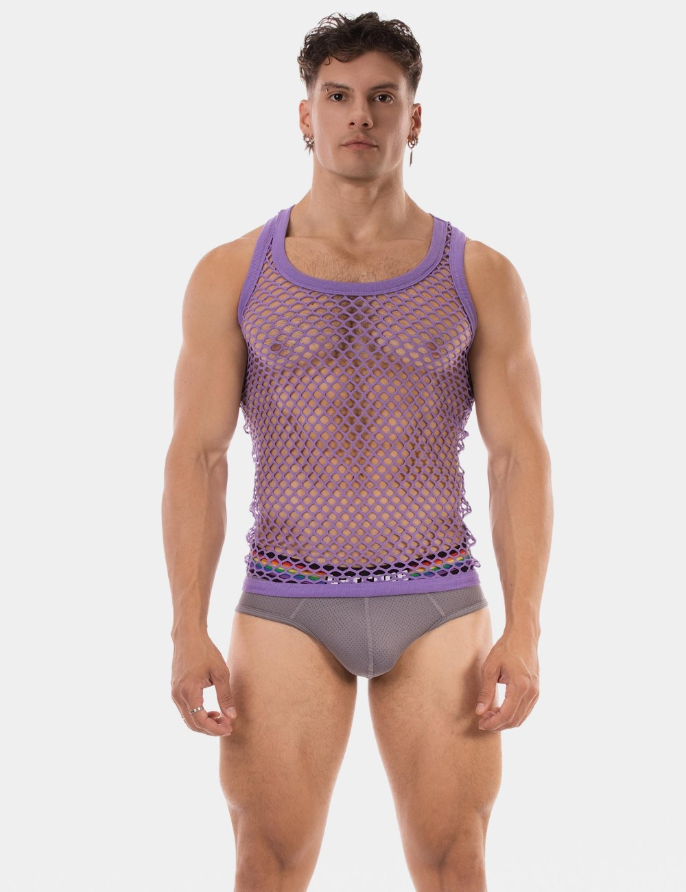 Mesh Tank Top Daniya - Purple