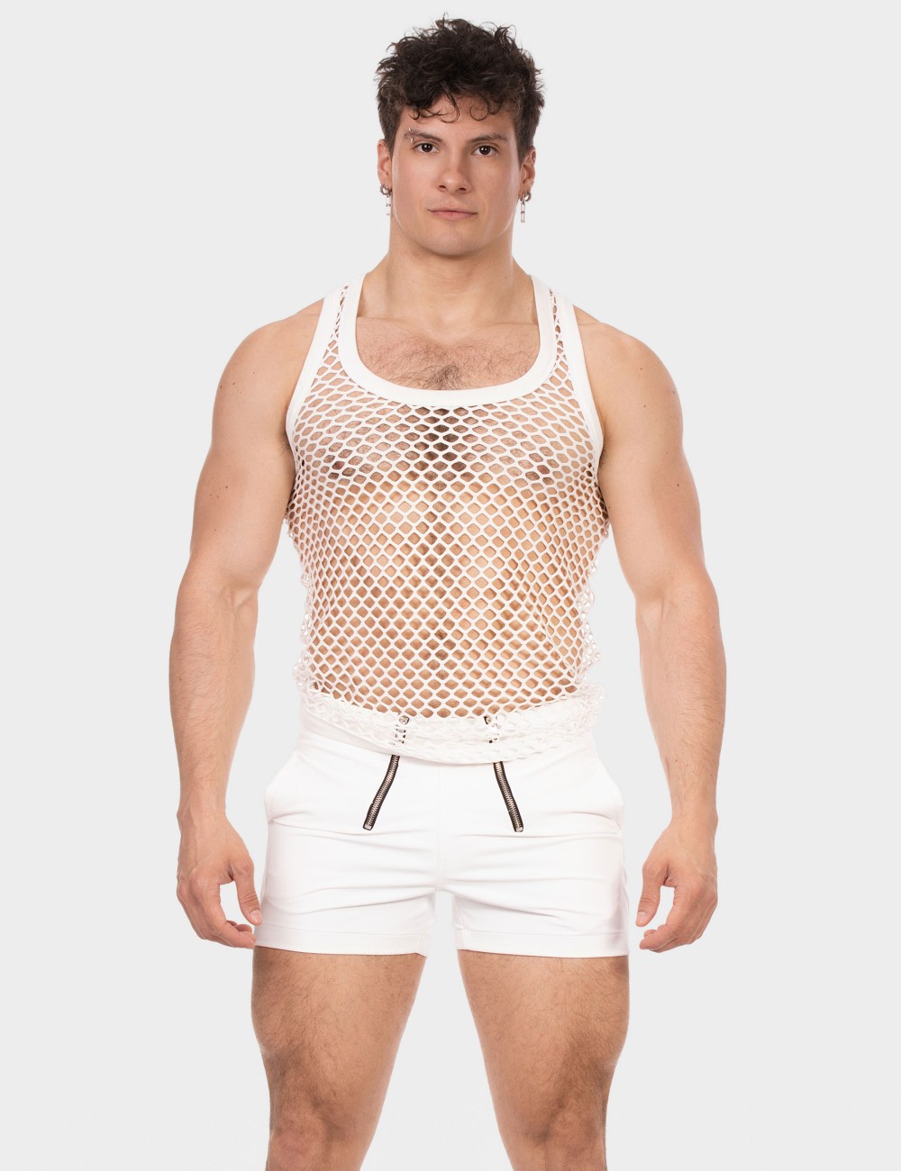 Mesh Tank Top Daniya - White