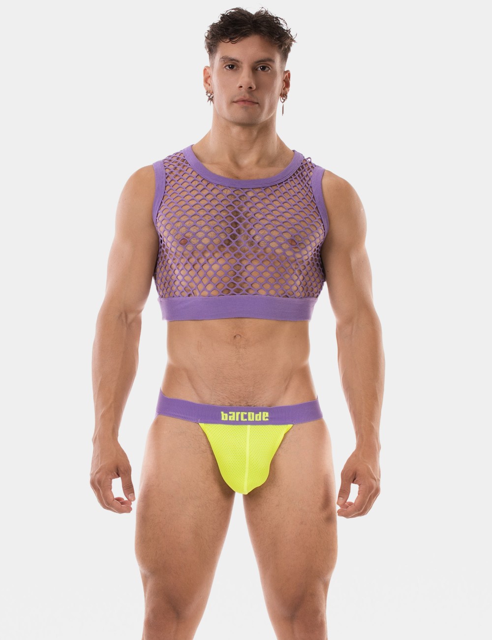 Mesh Crop Arman - Purple