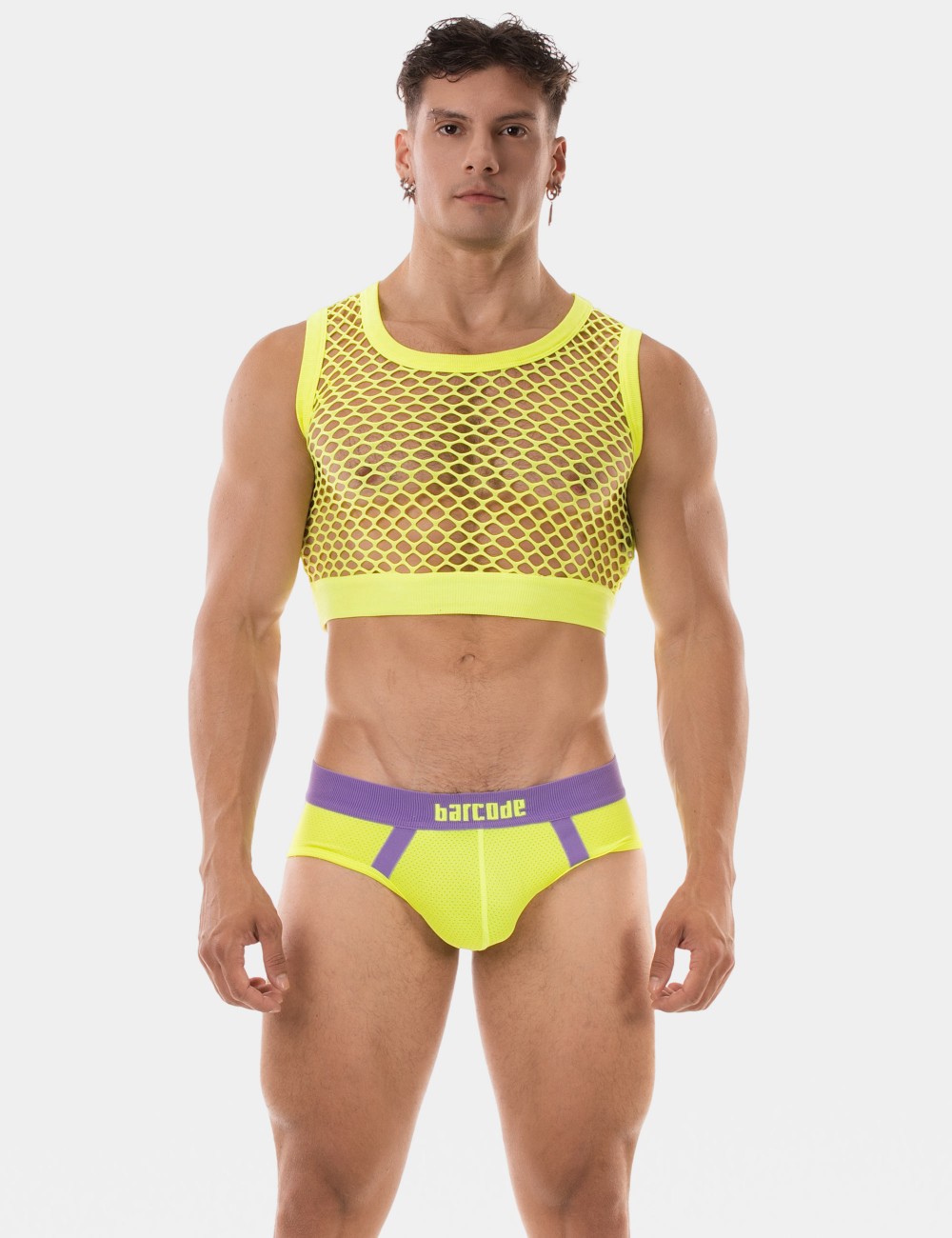 Mesh Crop Arman - Neongreen