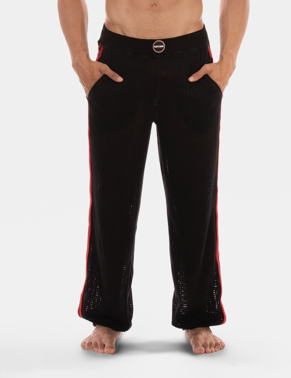 Shalvar Pants Leo - Black-Red