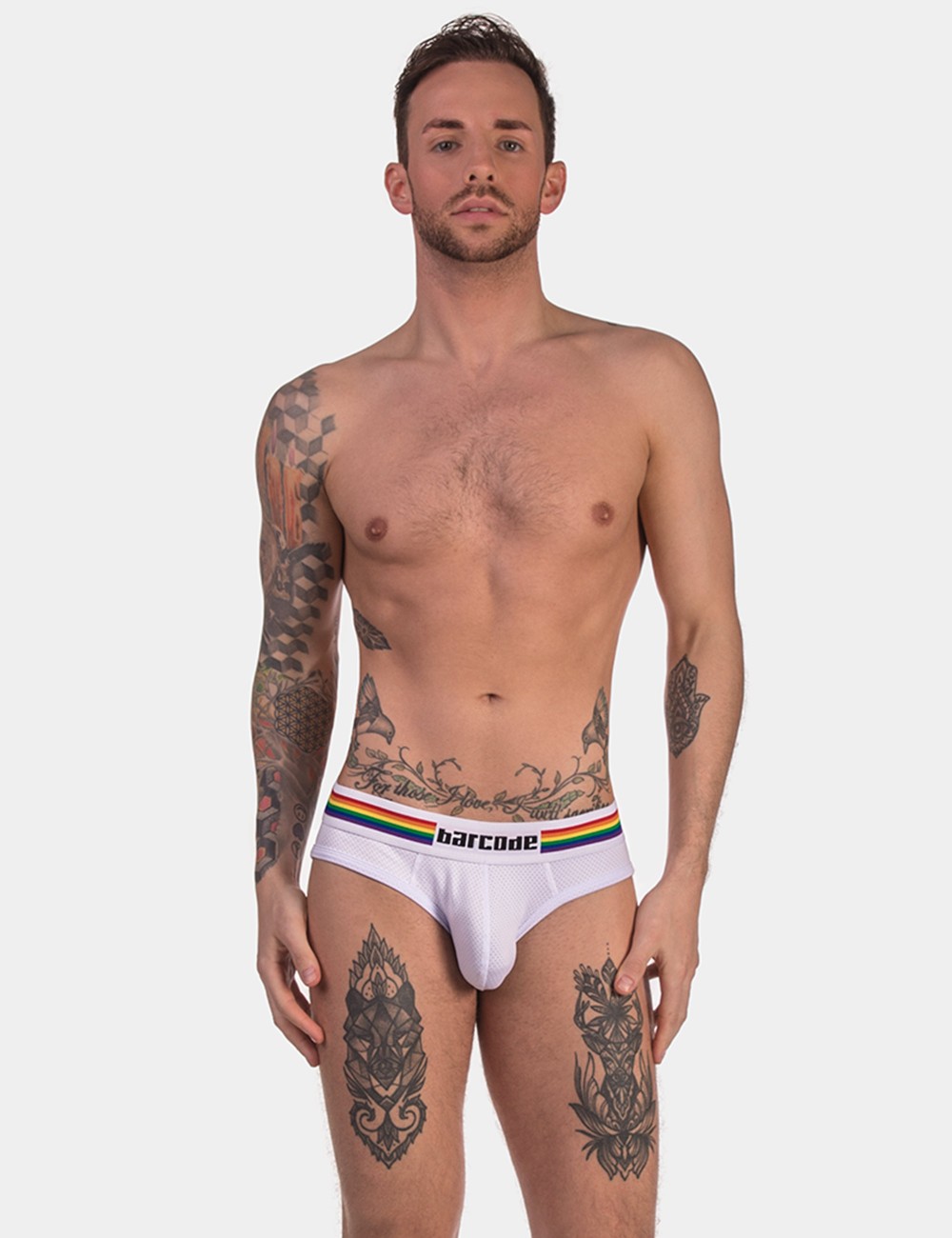 Barcode Pride Brief - White