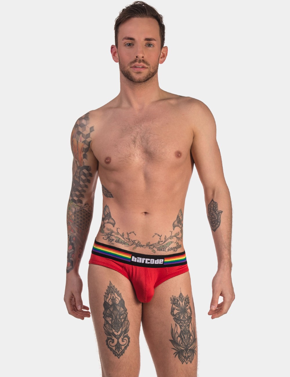 Barcode Pride Brief - Red