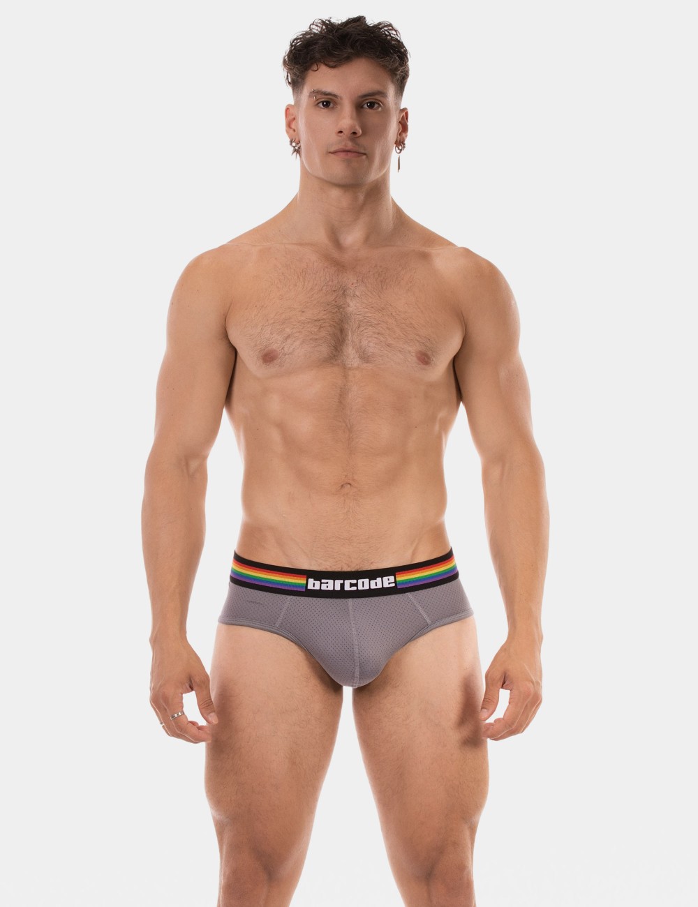 Barcode Pride Brief - Grey
