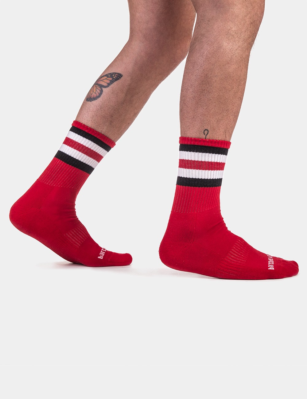 Half Fetish Socks Stripes -...