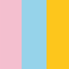 Pink-Skyblue-Yellow