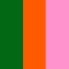 Green-Orange-Pink
